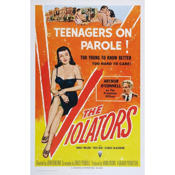 The Violators Us Poster Art Bottom Left: Arthur OConnell 1957 Movie Poster Masterprint Image 1