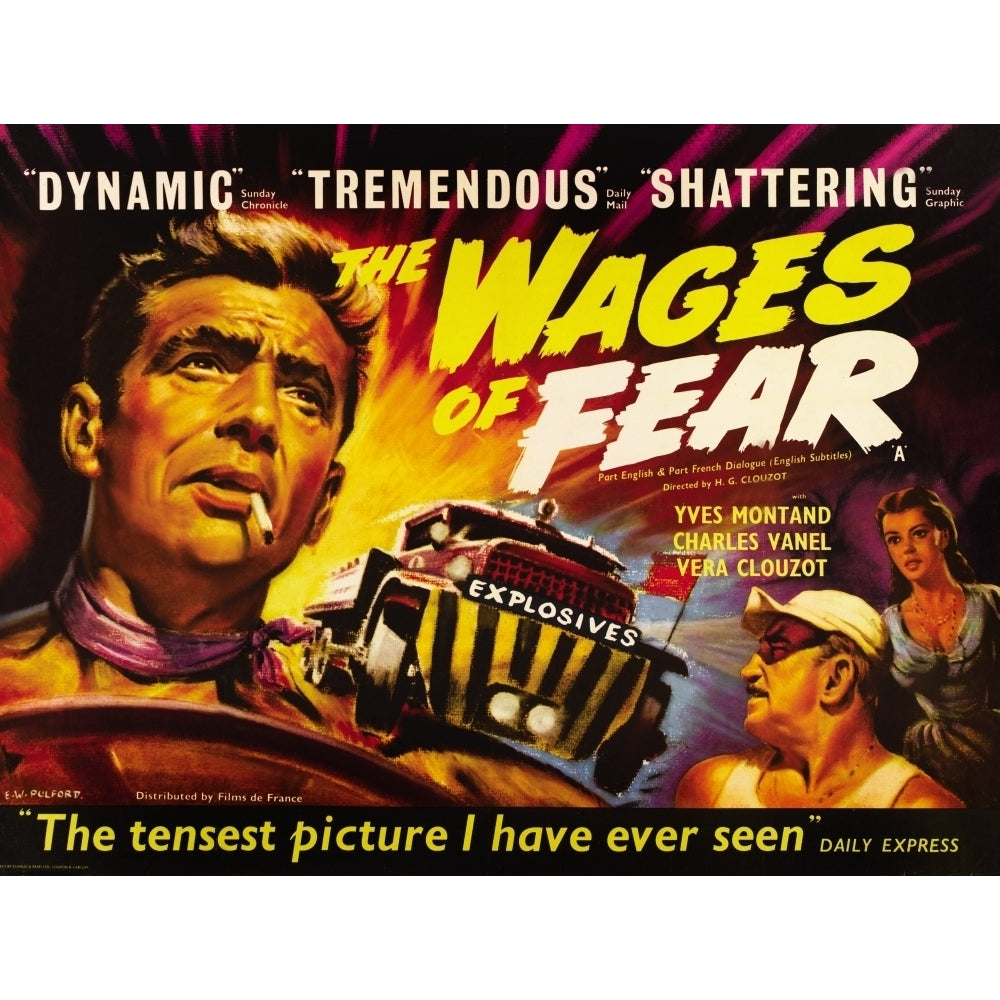 The Wages Of Fear Movie Poster Masterprint Image 1