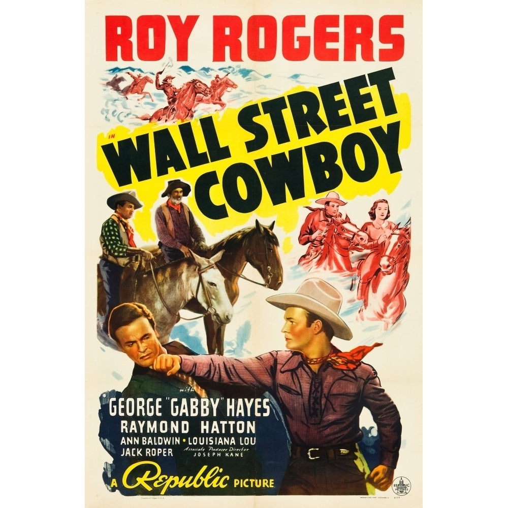 Wall Street Cowboy Movie Poster Masterprint Image 1