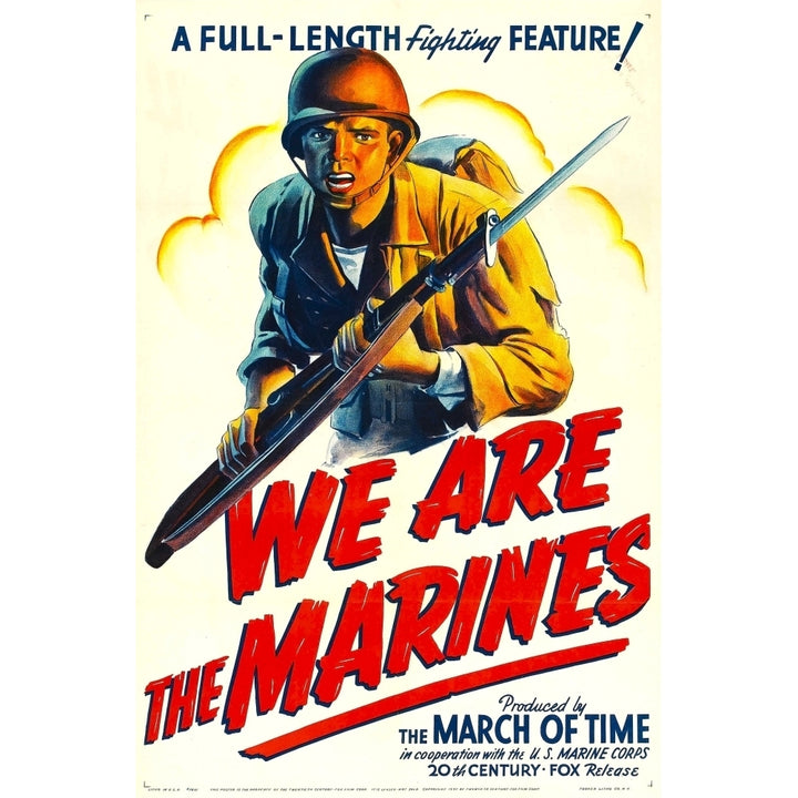 We Are The Marines 1942 T Movie Poster Masterprint Image 1