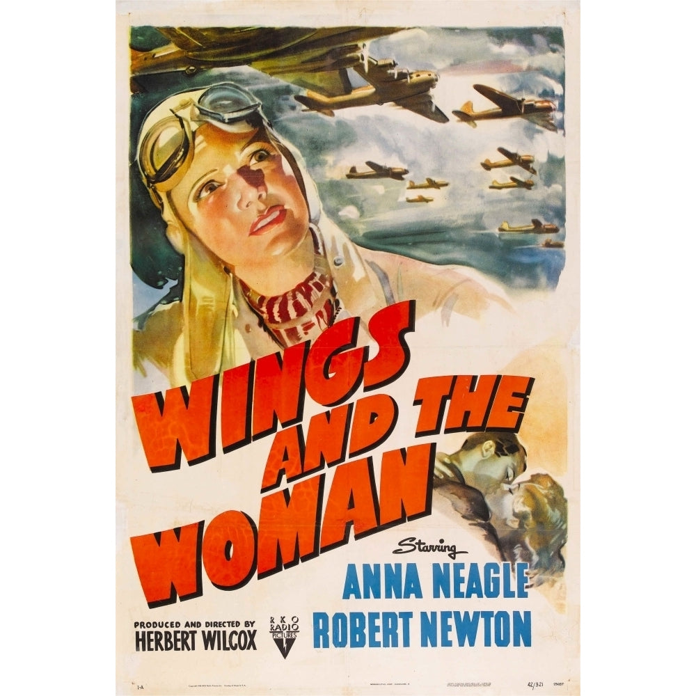 Wings And The Woman Top Left: Anna Neagle 1942. Movie Poster Masterprint Image 2