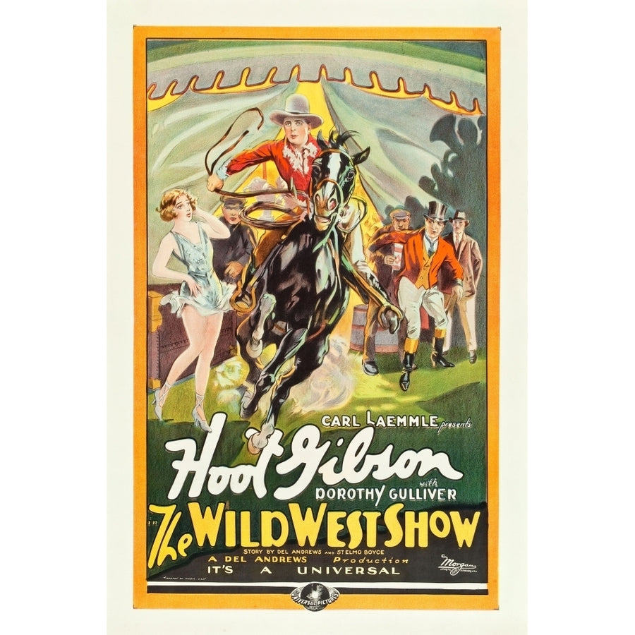 The Wild West Show Center: Hoot Gibson 1928. Movie Poster Masterprint Image 1