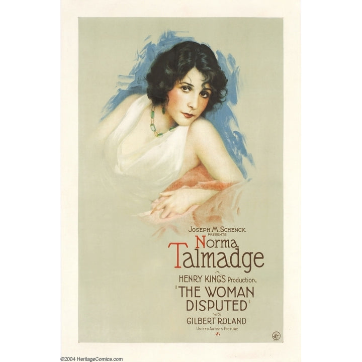 The Woman Disputed Norma Talmadge 1928. Movie Poster Masterprint Image 1