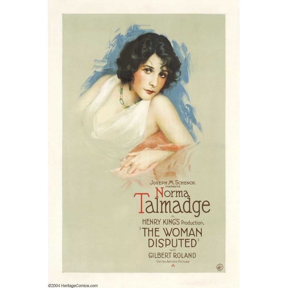 The Woman Disputed Norma Talmadge 1928. Movie Poster Masterprint Image 1