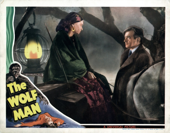 The Wolf Man From Left Maria Ouspenskaya Claude Rains 1941 Movie Poster Masterprint Image 1