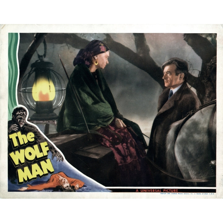 The Wolf Man From Left Maria Ouspenskaya Claude Rains 1941 Movie Poster Masterprint Image 2