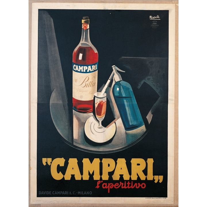 Poster Advertising Campari Laperitivo Poster Print Image 2