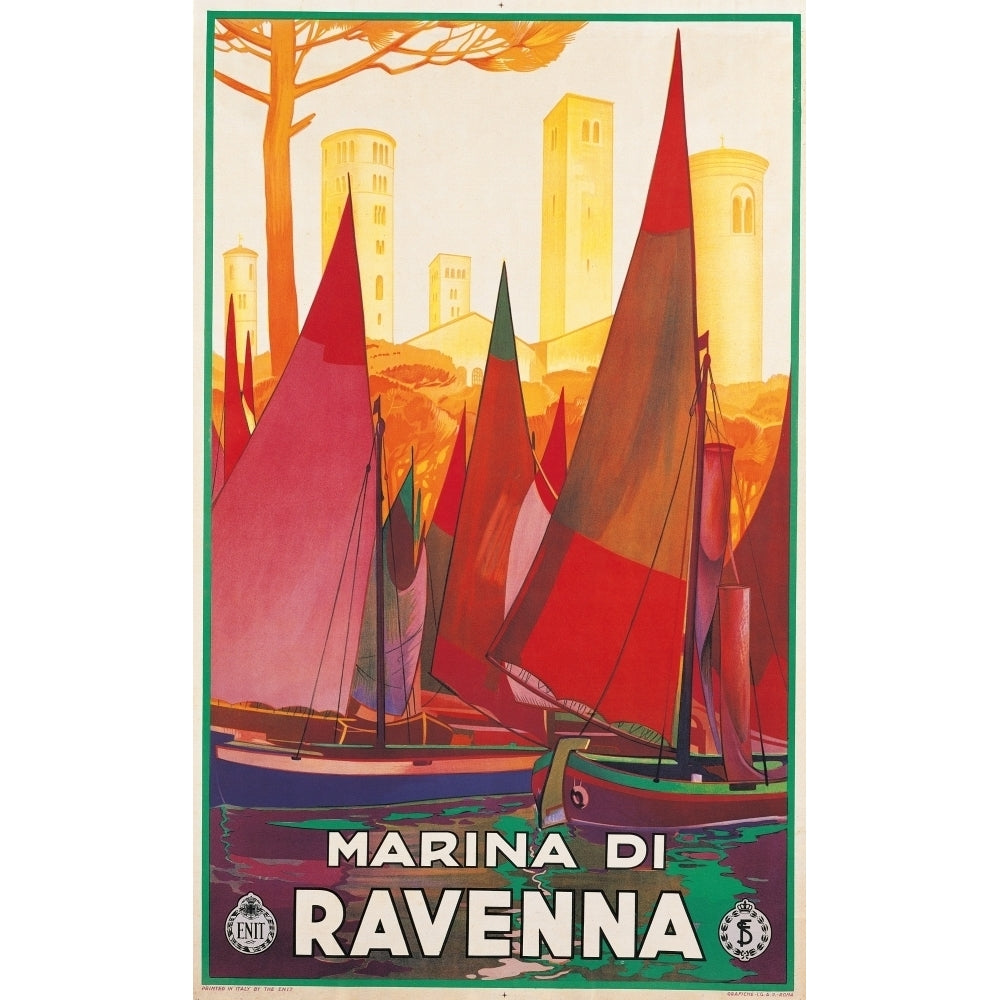 Advertising Poster For Marina Di Ravenna Poster Print Image 2