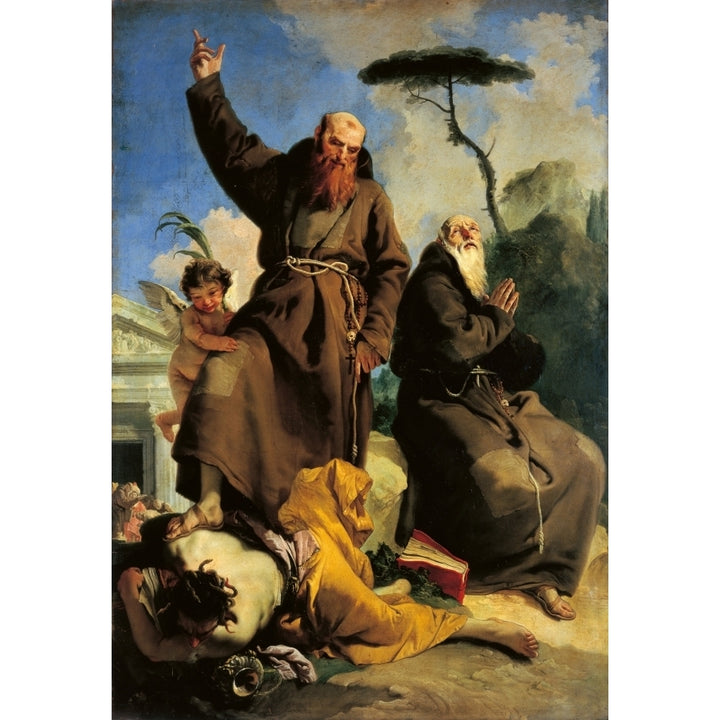 St Fidelis Of Sigmaringen And St Joseph Of Leonessa Poster Print Image 1