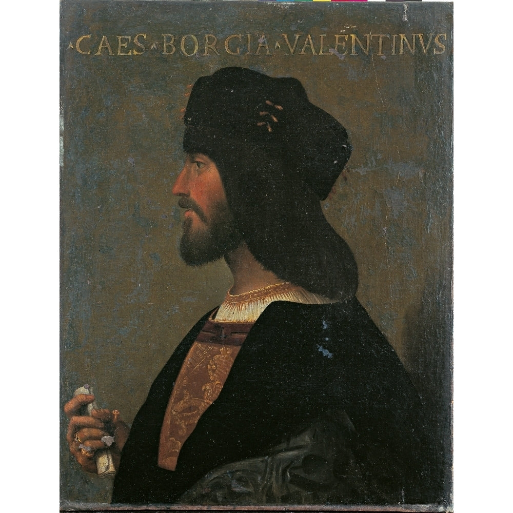 Portrait Of Cesare Borgia Poster Print Image 2