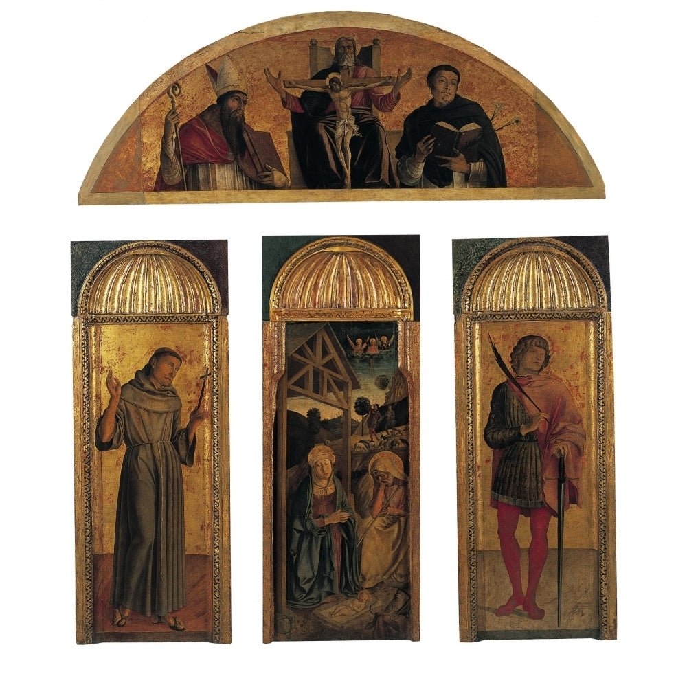 Triptych Of The Nativity Poster Print Image 1