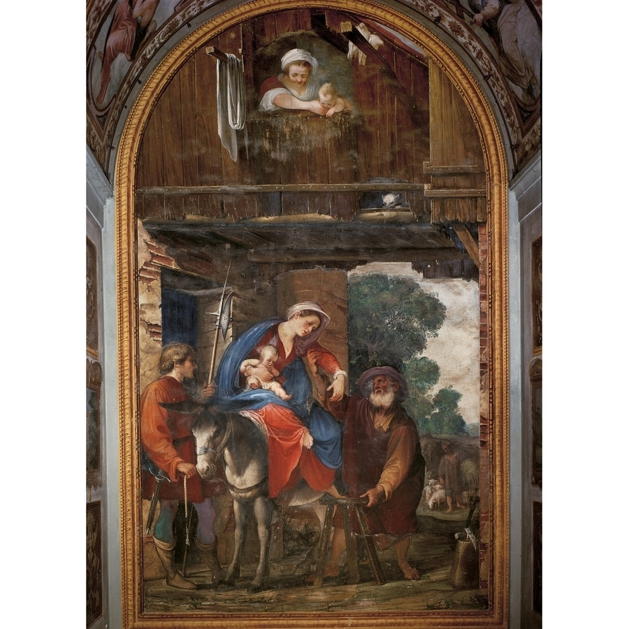 Holy Family Arriving At The Inn Poster Print Image 1