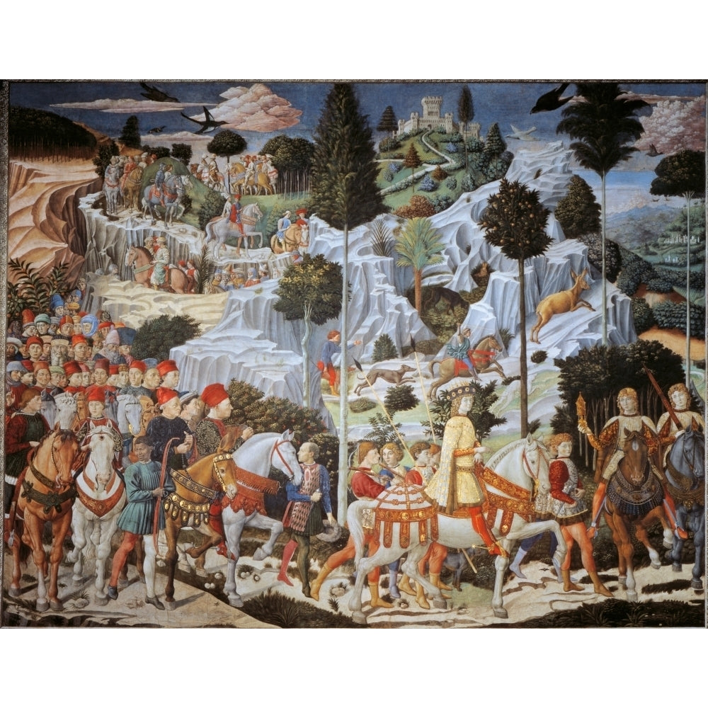 Frescoes Of The Chapel Of The Magi Poster Print Image 1