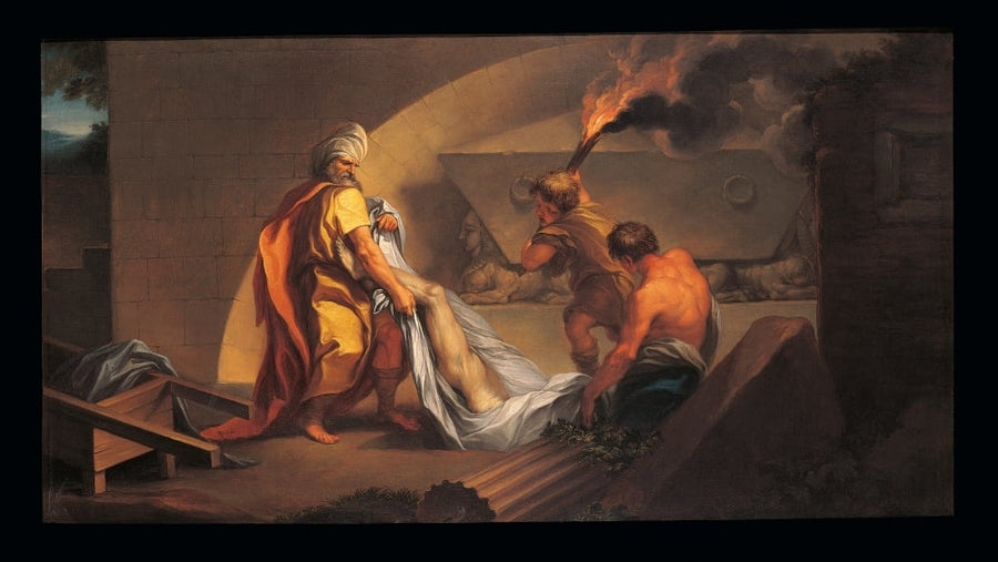 Tobit Burying The Dead Poster Print Image 1