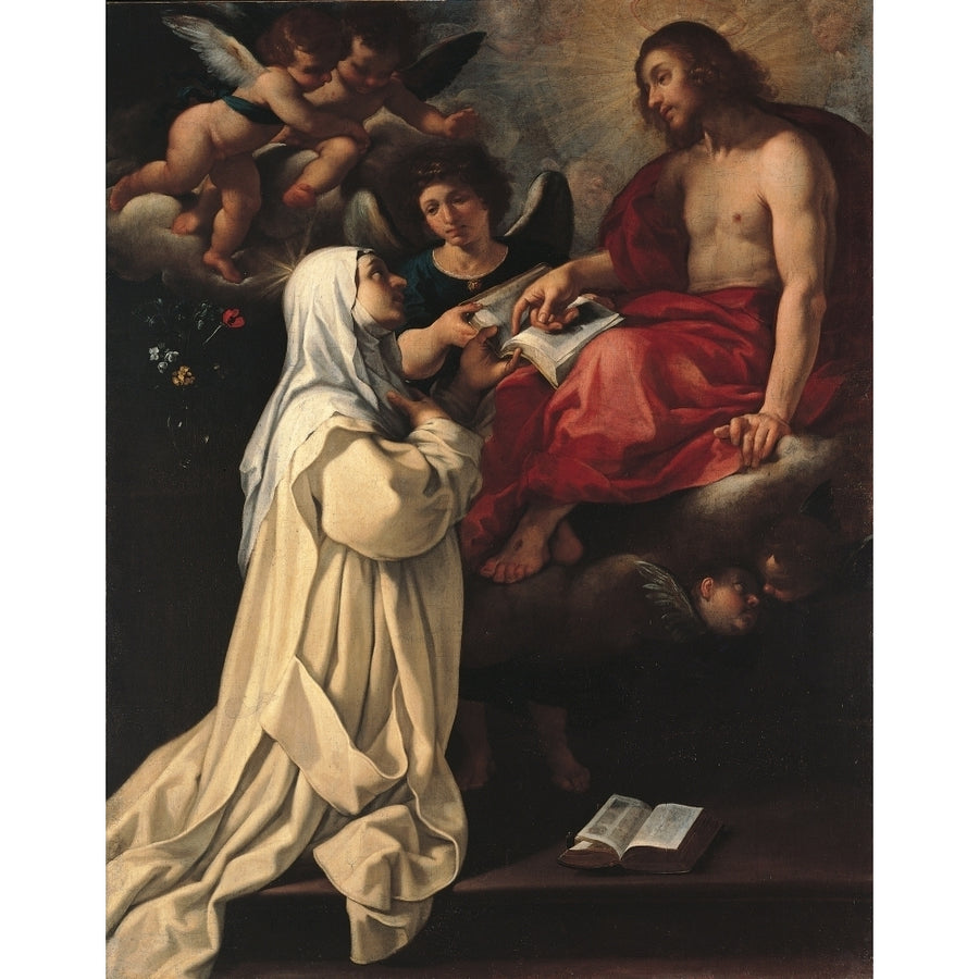 Jesus Appears To The Blessed Margaret The Carthusian Poster Print Image 1