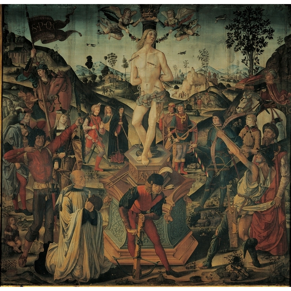 Martyrdom Of St Sebastian Poster Print Image 1