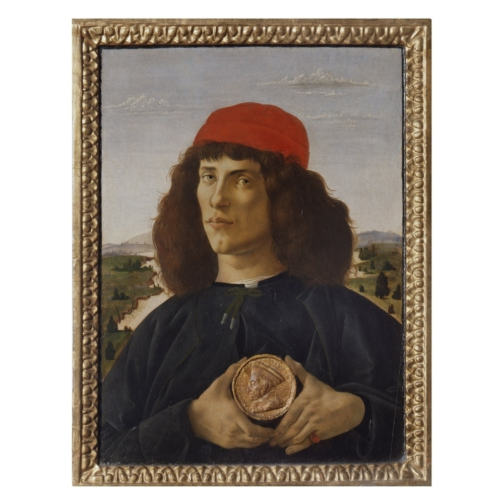 Portrait Of A Man With A Medal Of Cosimo The Elder Poster Print Image 2