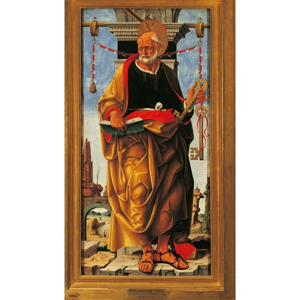 Griffoni Polyptych St Peter Poster Print Image 2