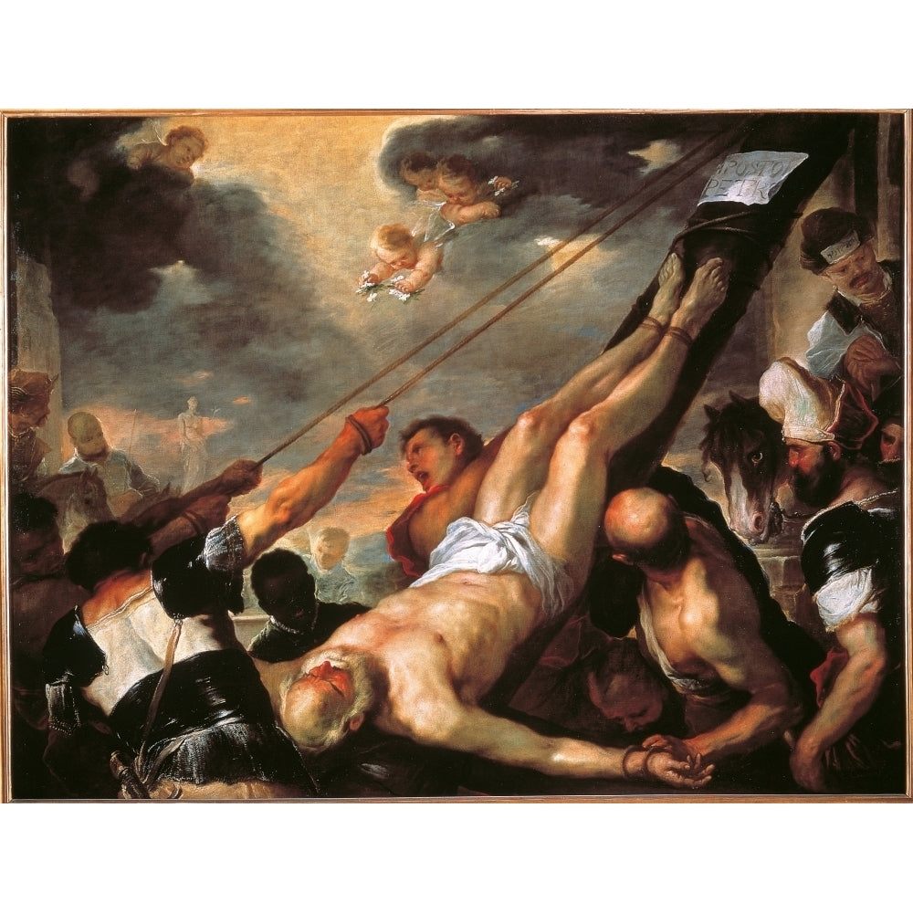 Crucifixion Of St Peter Poster Print Image 2