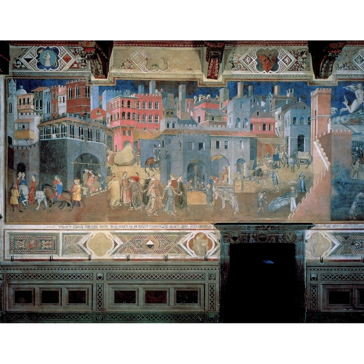 Lorenzetti Ambrogio Poster Print Image 1