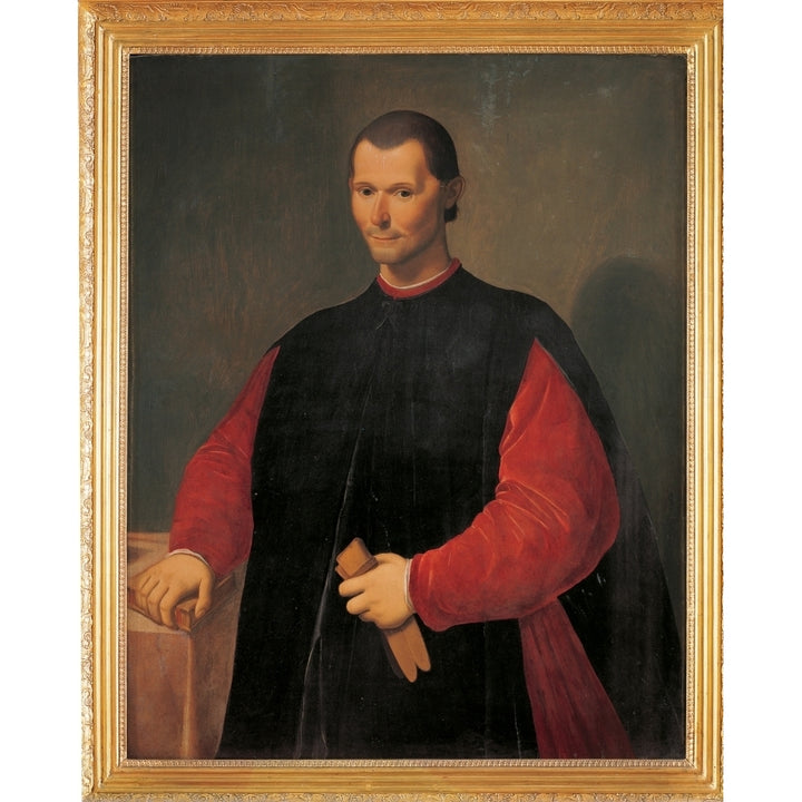 Portrait Of Niccol??_ Machiavelli Poster Print Image 1