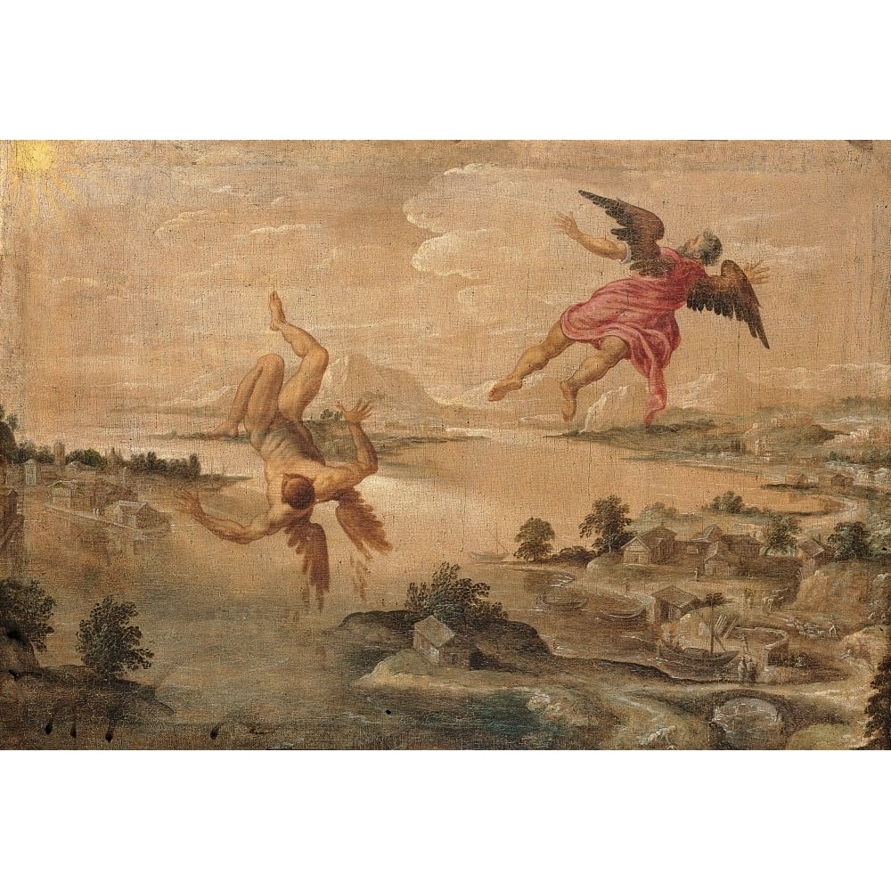 Icarus Fall Poster Print Image 1