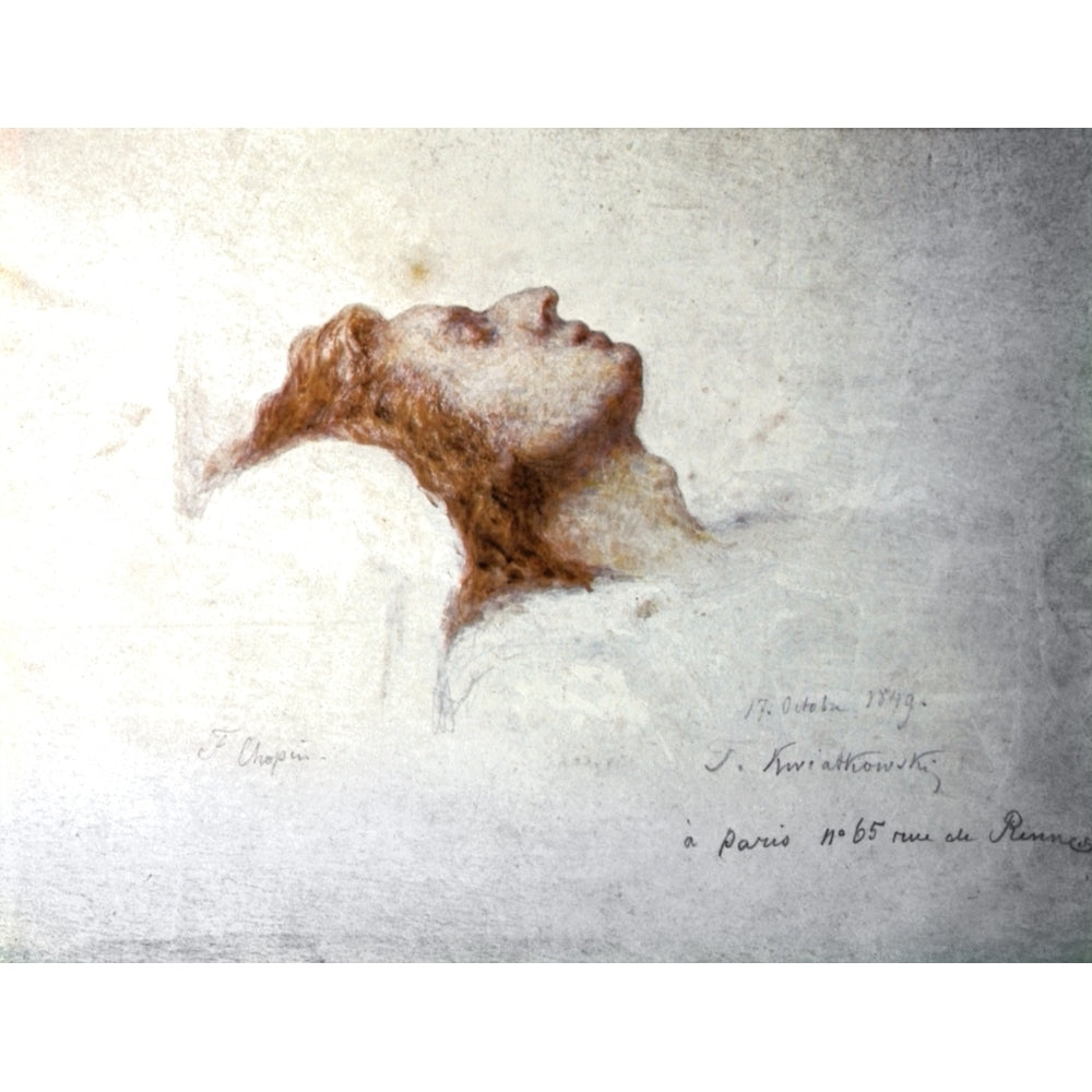 Dying Chopin Poster Print Image 1