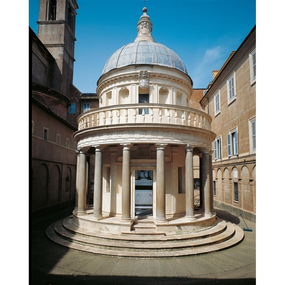 Tempietto Of San Pietro In Montorio In Rome Poster Print Image 2