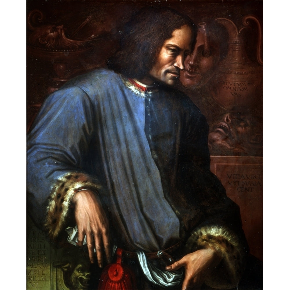 Portrait Of Lorenzo De Medici Poster Print Image 2