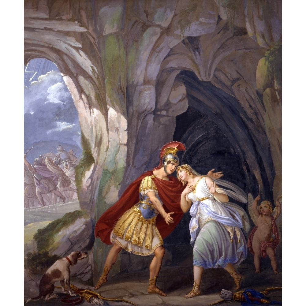 Aeneas And Dido In The Cave Poster Print Image 2