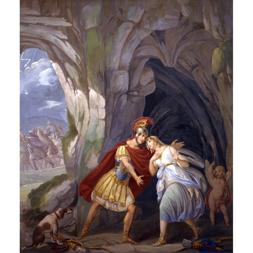 Aeneas And Dido In The Cave Poster Print Image 1