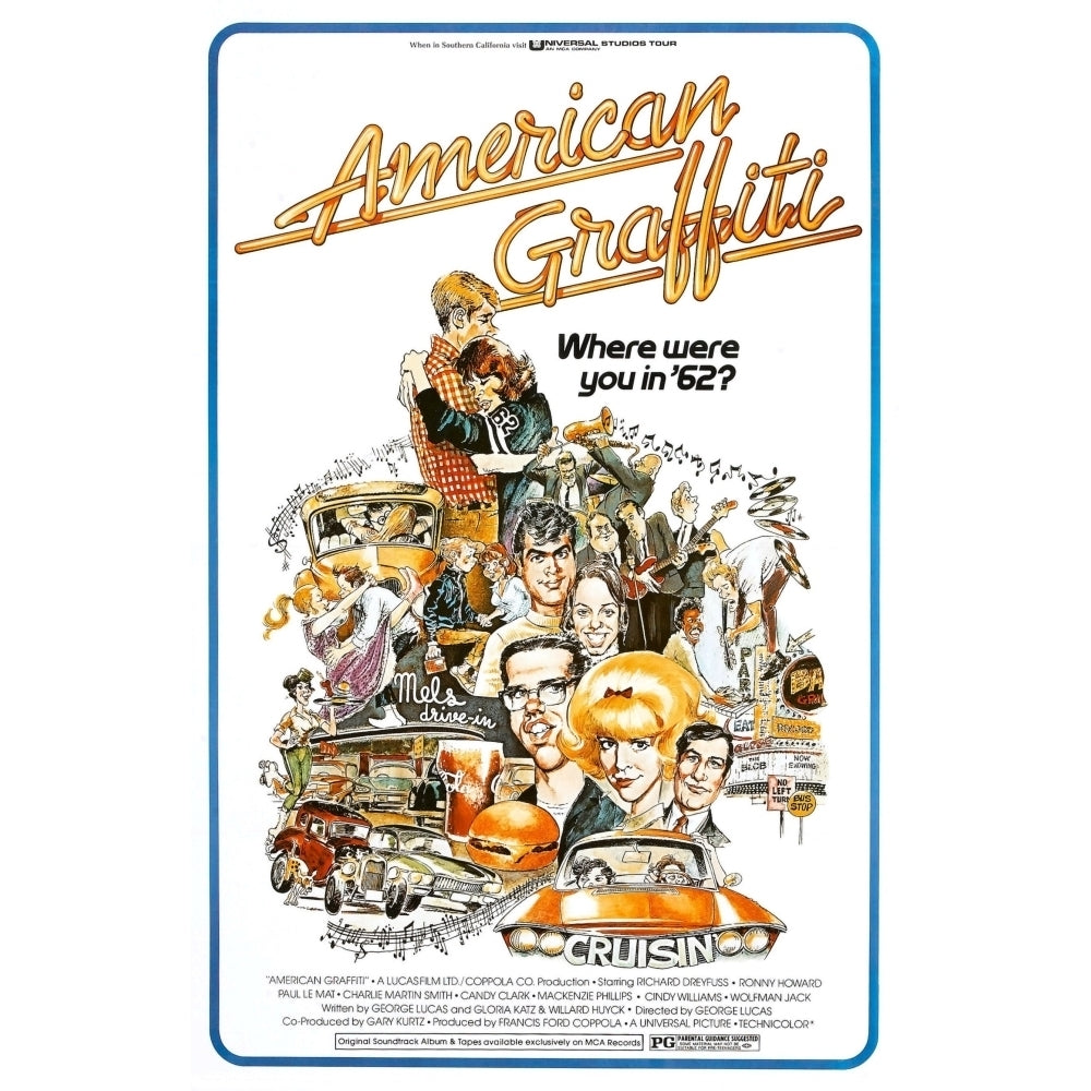 American Graffiti 1973 Movie Poster Masterprint Image 2