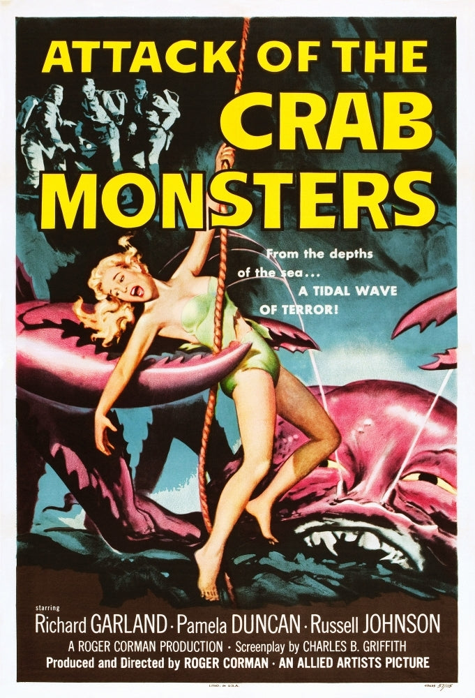 Attack Of The Crab Monsters Poster Art 1957. Movie Poster Masterprint Image 1