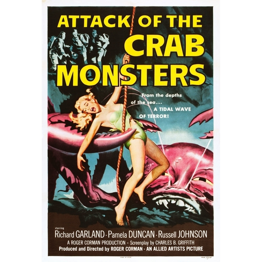 Attack Of The Crab Monsters Poster Art 1957. Movie Poster Masterprint Image 2