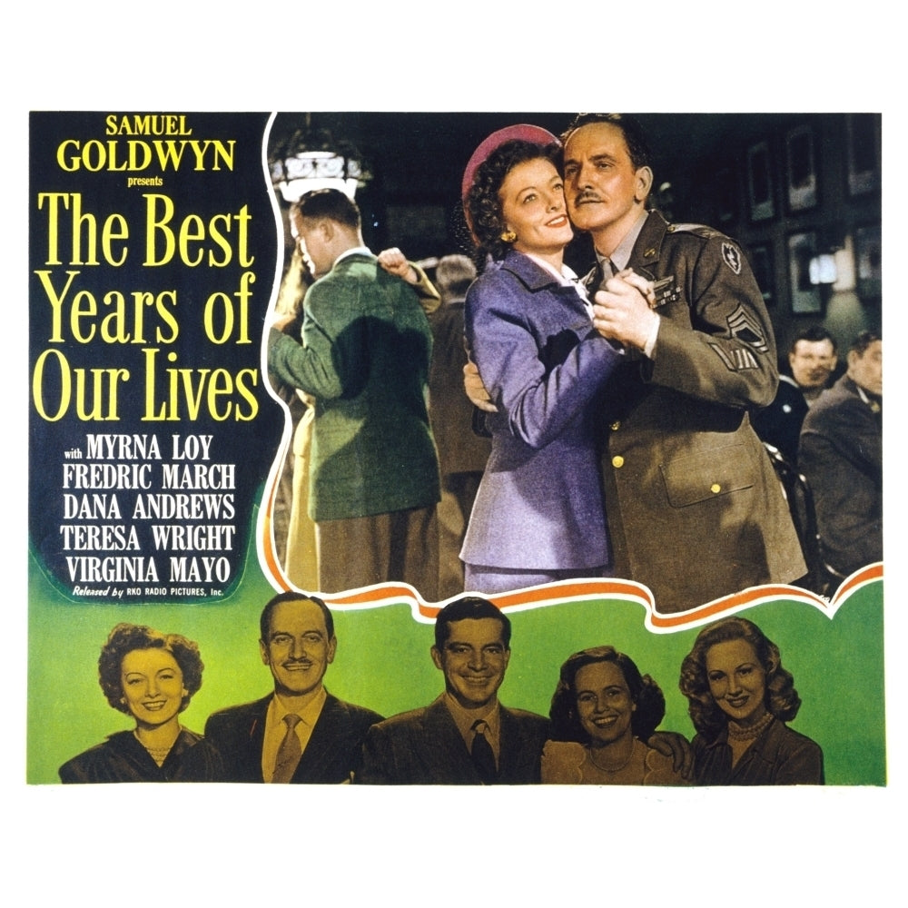 The Best Years Of Our Lives Myrna Loy Fredric March 1946 Movie Poster Masterprint Image 1