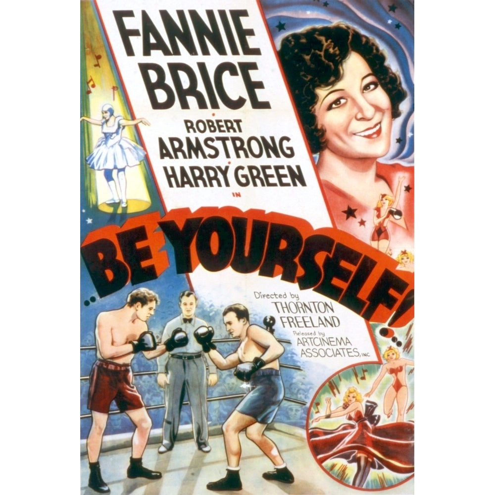 Be Yourself! Fanny Brice 1930 Movie Poster Masterprint Image 2