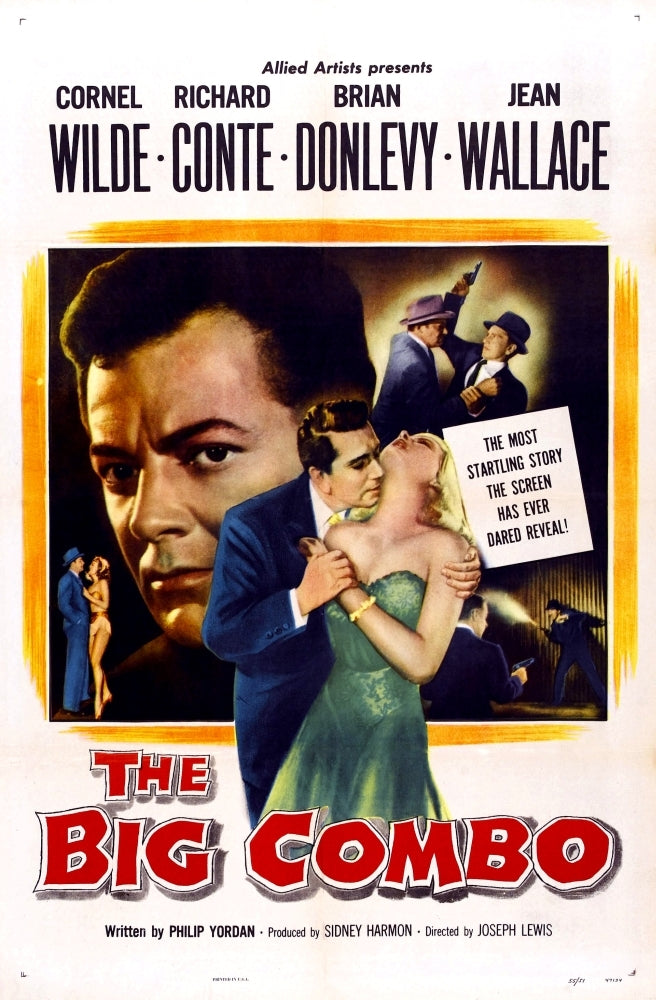 The Big Combo Cornel Wilde Richard Conte Jean Wallace 1955 Movie Poster Masterprint Image 1