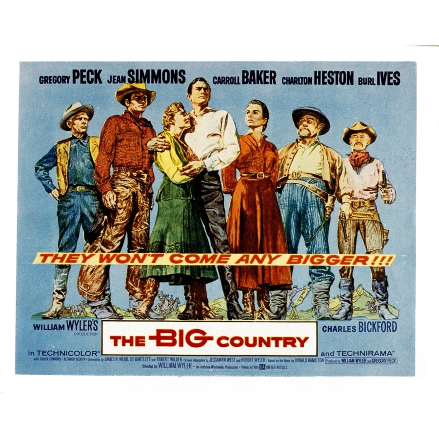 The Big Country Movie Poster Masterprint Image 1