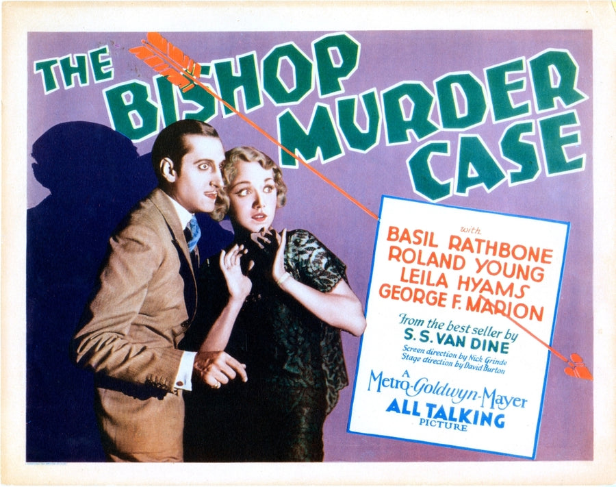 The Bishop Murder Case Us Poster From Left: Basil Rathbone Leila Hyams 1930 Movie Poster Masterprint Image 1