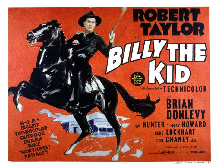 Billy The Kid Robert Taylor 1941 Movie Poster Masterprint Image 1