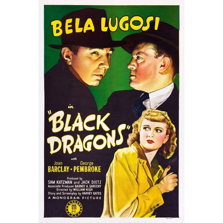 Black Dragons Bela Lugosi Joan Barclay 1942 Movie Poster Masterprint Image 1