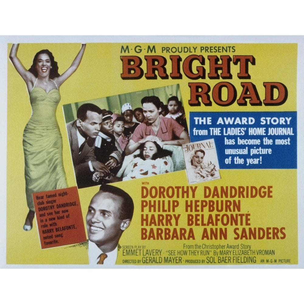 Bright Road Dorothy Dandridge Harry Belafonte 1953 Movie Poster Masterprint Image 1