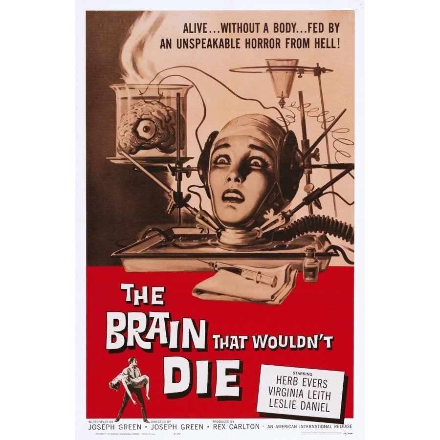 The Brain That WouldnT Die Us Poster Art Virginia Leith 1962 Movie Poster Masterprint Image 1