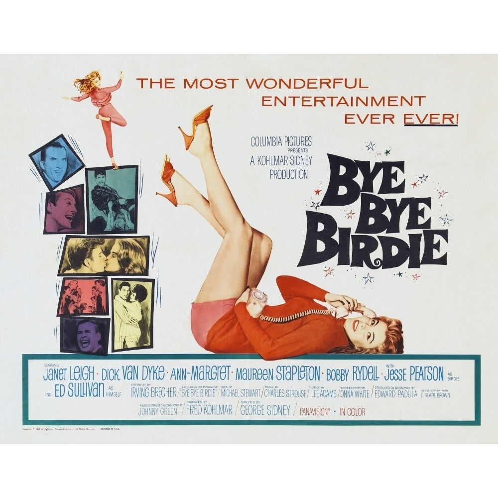 Bye Bye Birdie Us Lobbycard Ann-Margret 1963. Movie Poster Masterprint Image 2