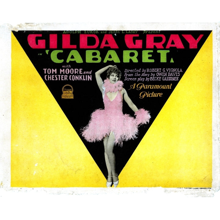 Cabaret Gilda Gray 1927 Movie Poster Masterprint Image 2