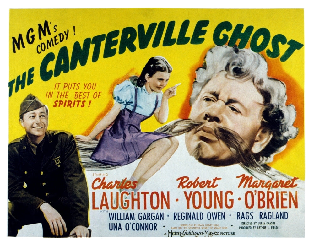 The Canterville Ghost Robert Young Margaret OBrien Charles Laughton 1944 Movie Poster Masterprint Image 1