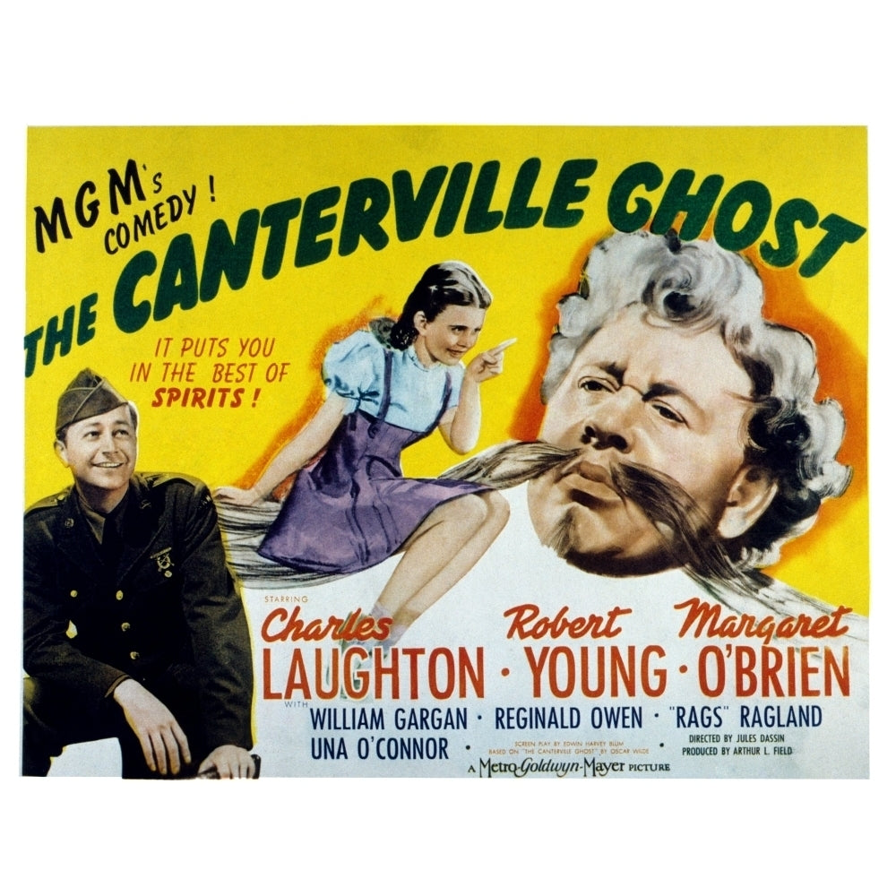 The Canterville Ghost Robert Young Margaret OBrien Charles Laughton 1944 Movie Poster Masterprint Image 2