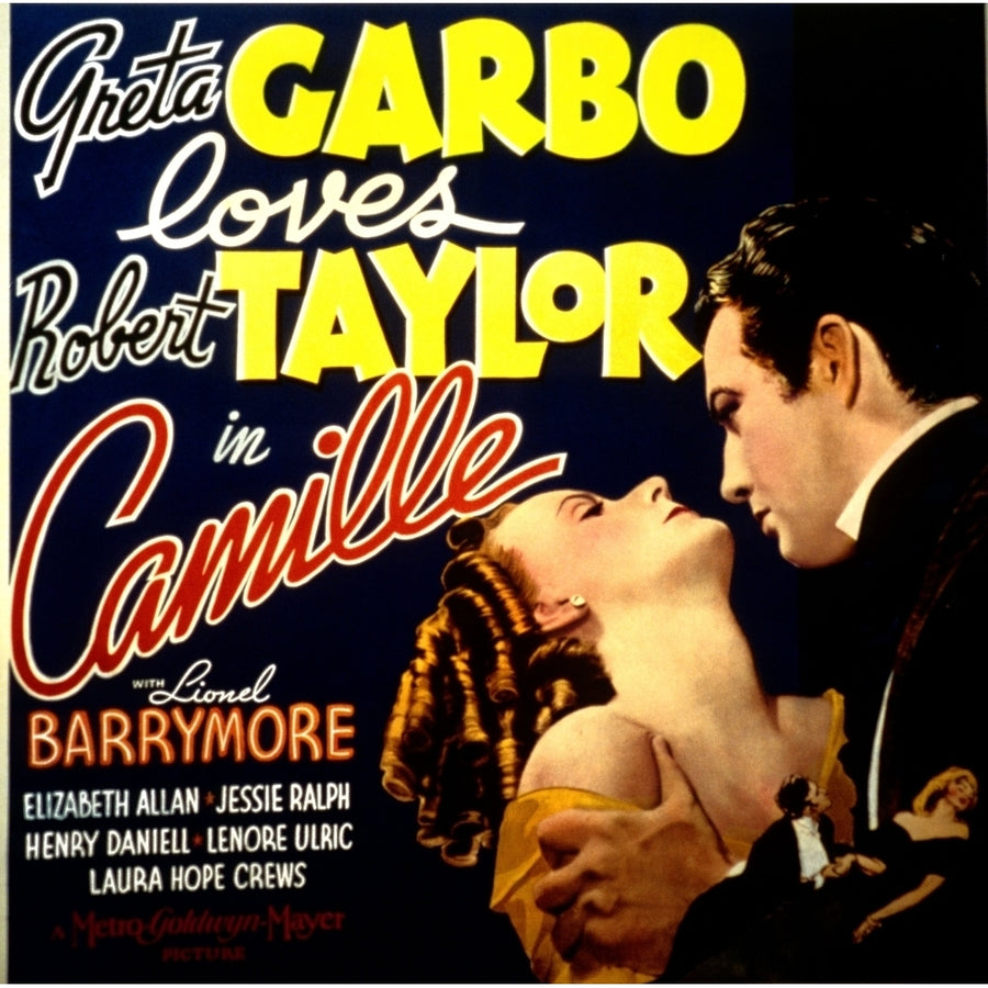 Camille Greta Garbo Robert Taylor 1936 Movie Poster Masterprint Image 1