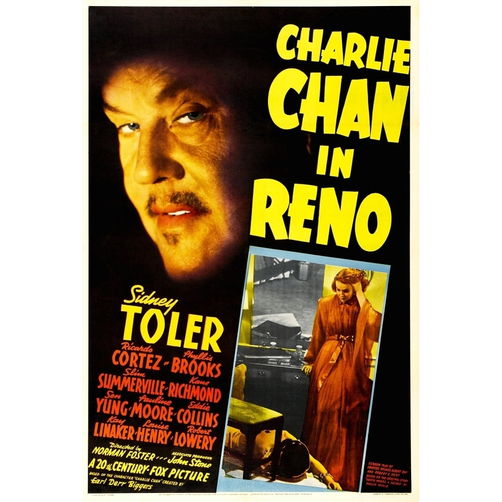 Charlie Chan In Reno Movie Poster Masterprint Image 2