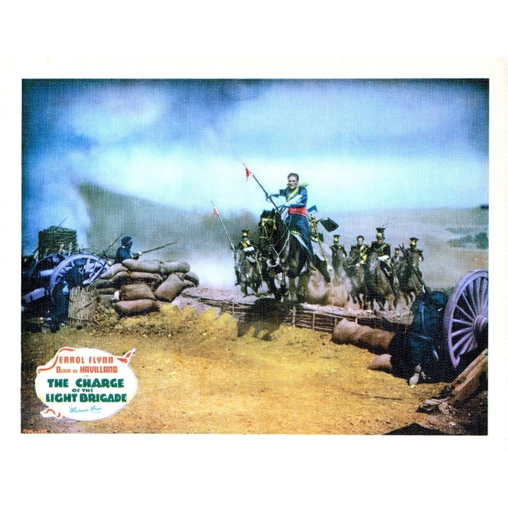 The Charge Of The Light Brigade Us Lobbycard Errol Flynn 1936 Movie Poster Masterprint Image 1